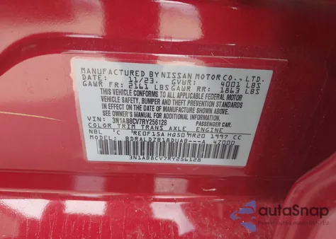 2024 Nissan Sentra Sv Xtronic Cvt from USA, damaged, VIN 3N1AB8CV7RY256128